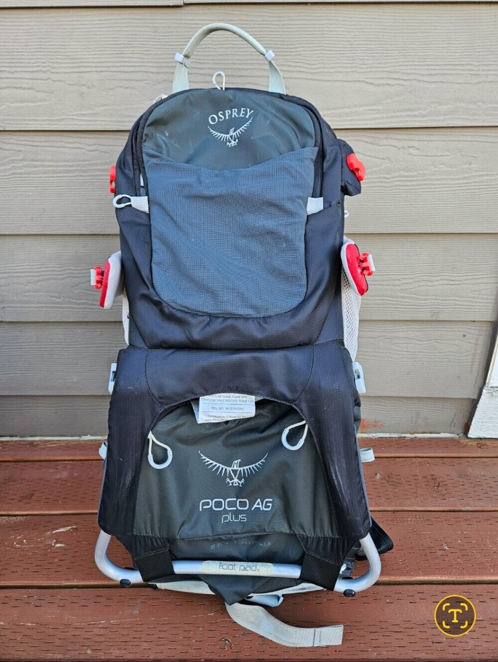 Osprey POGO AG Plus CHILD CARRIER w/Sun Shade HIKING Backpack